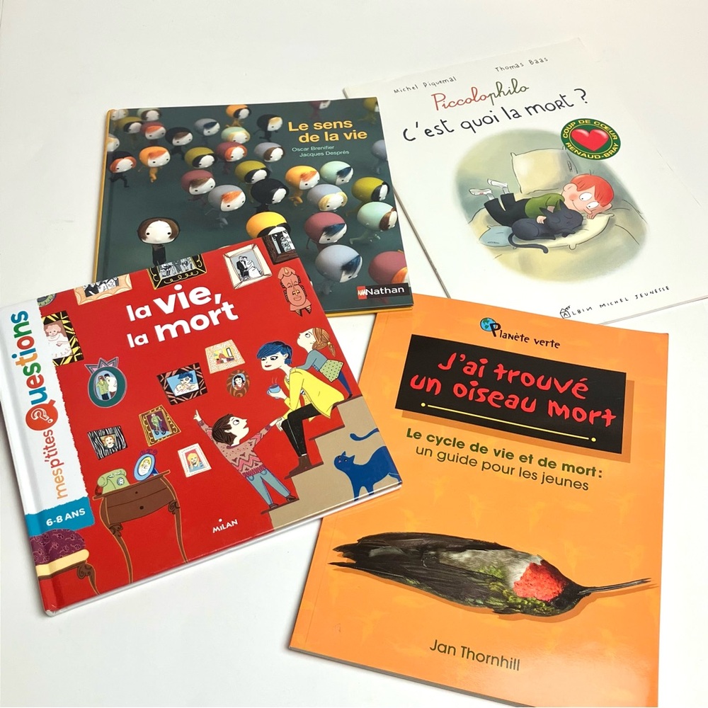 La vie & la mort Livres pour enfants French Children's Books Life & Death